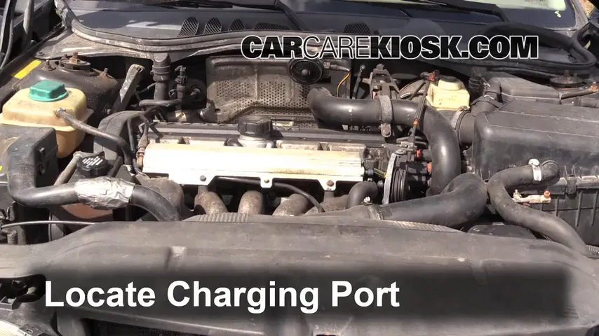 1998 Volvo V70 AWD 2.4L 5 Cyl. Turbo Air Conditioner Recharge Freon